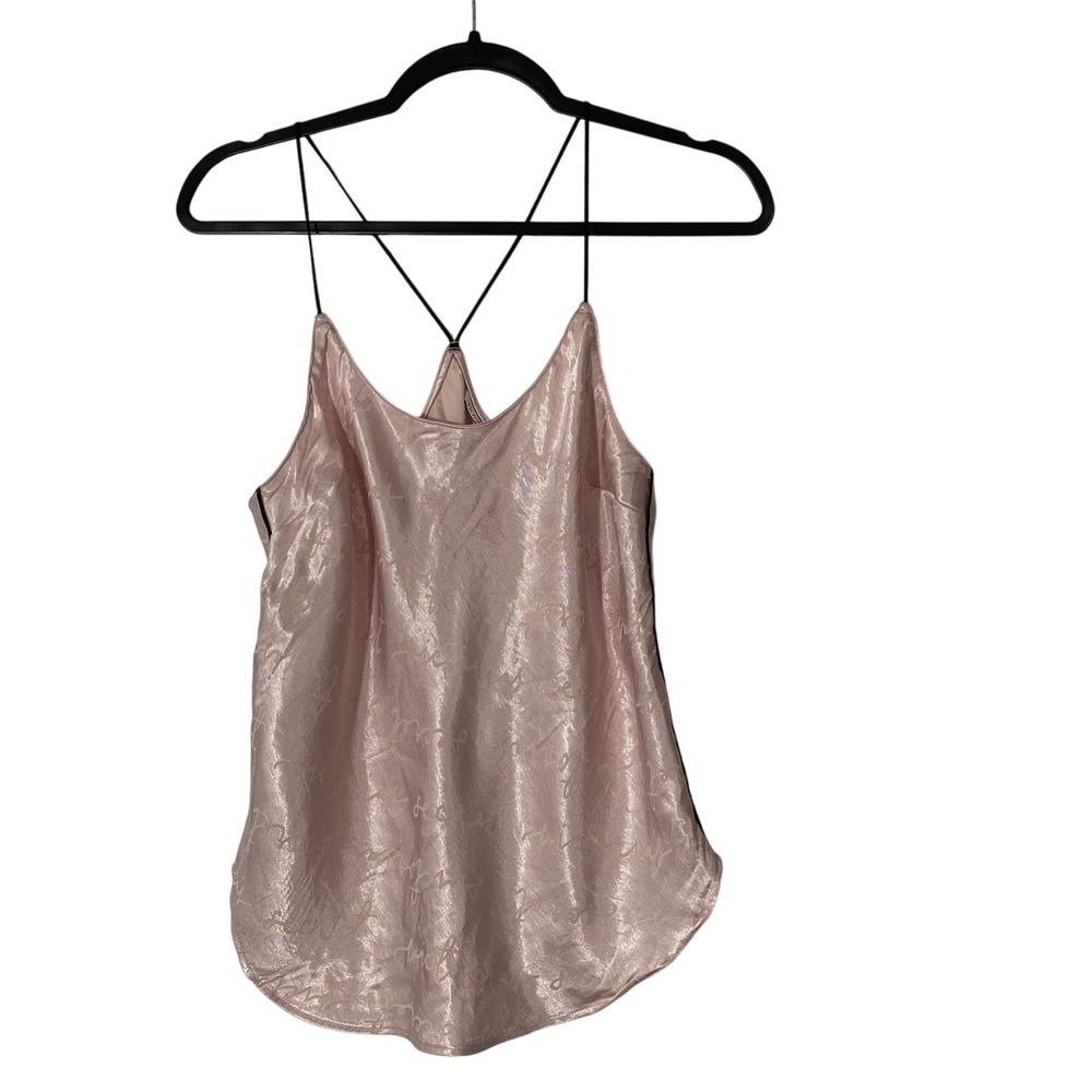 Victoria's Secret Slip Top Pink Silky Satin Size Small Pajamas‎ Top Sexy